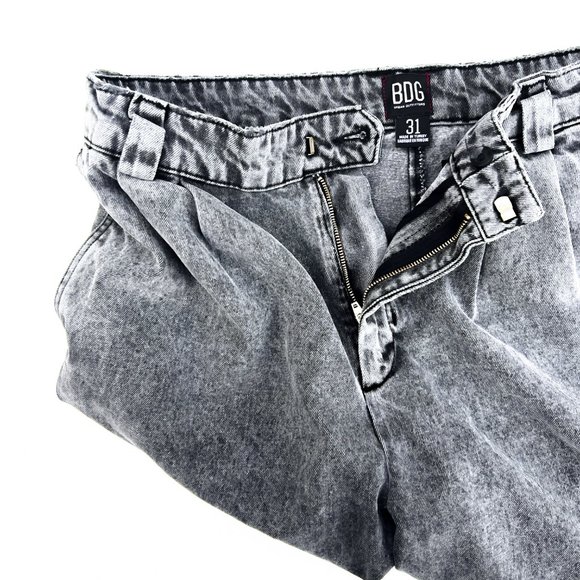 urban outfitters BDG washed faded black high waisted sofie slouchy denim jeans - Picture 3 of 8